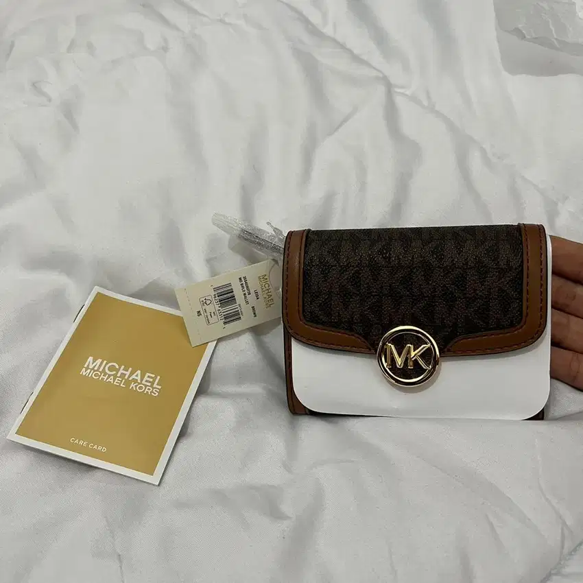 Kondisi Baru (New) Dompet Michael Kors Leida Brown Original