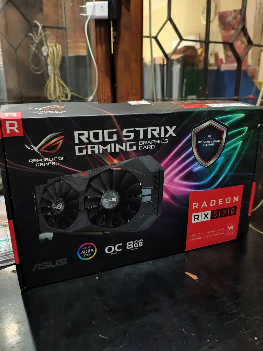 VGA Card Asus ROG Strix Gaming RX 570 8GB OC GDDR5