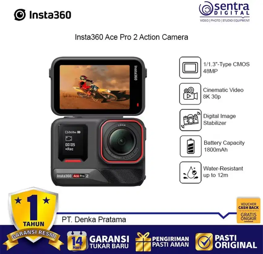 Camera Insta360 Actioncam Ace pro 2,bunga 0%