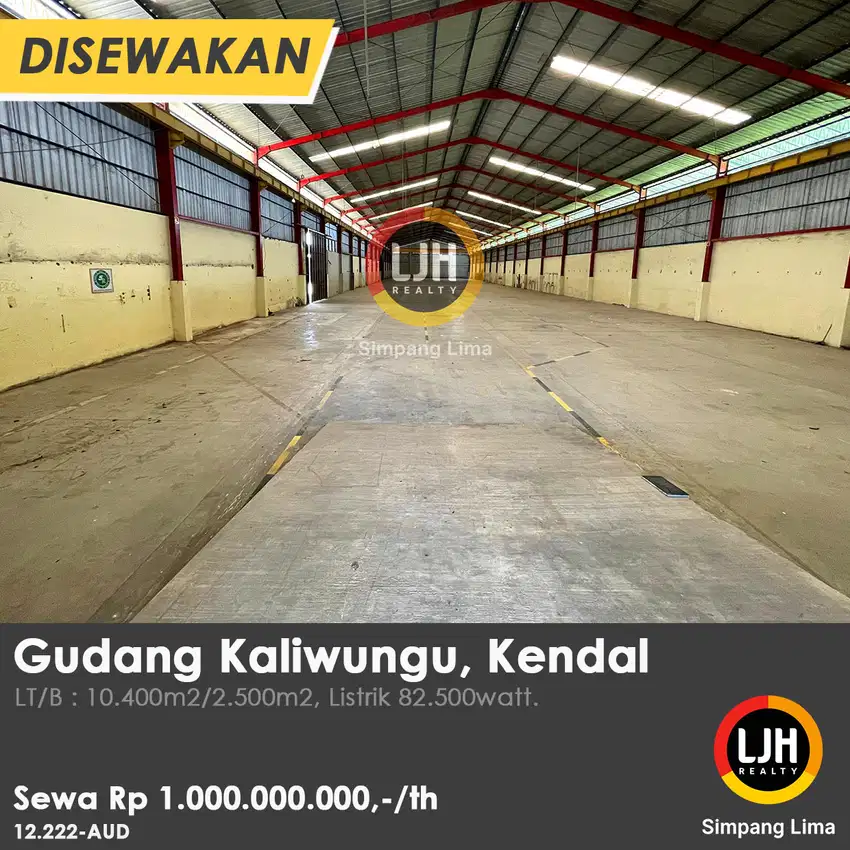 Gudang Bagus Murah Siap Huni  di Kaliwungu Kendal, Kendal