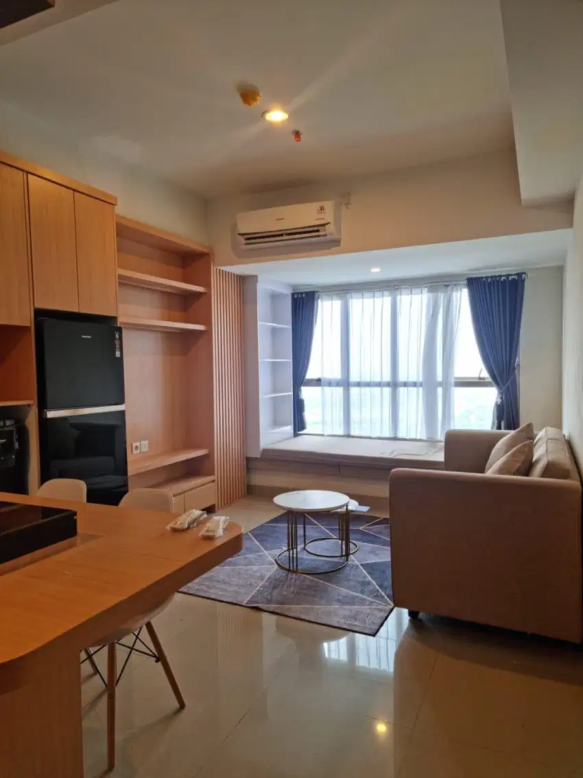 Sewa Apartemen 1BR 48 m², Orange County Lippo Cikarang, 80 Juta/Thn!