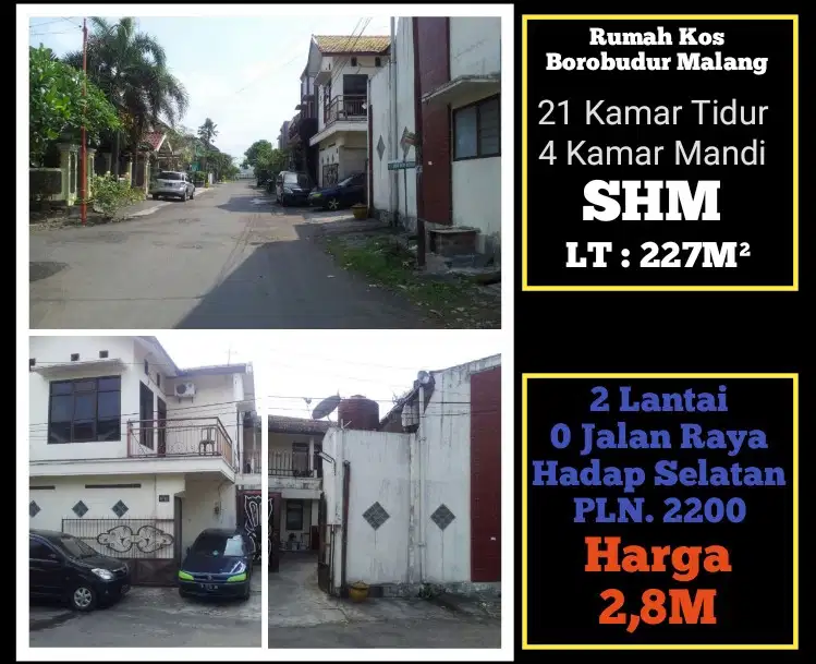 rumah kos kota malang