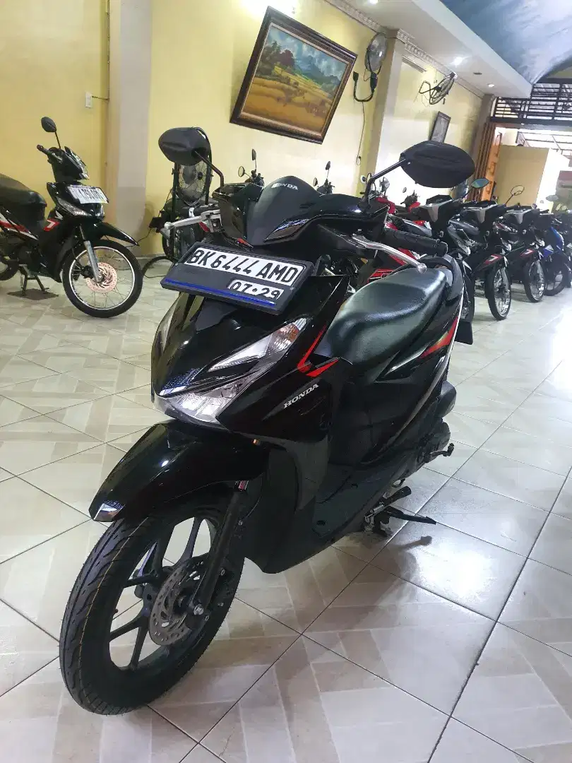 New Beat CBS 2024 Buka Plat Spti Baru-Odomtr 3.000 KM-plaza motor