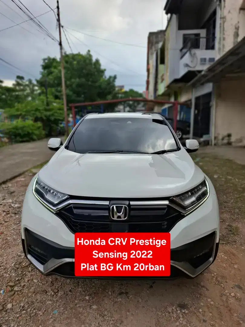 Honda crv prestige 1.5 turbo sensing 2022 plat bg