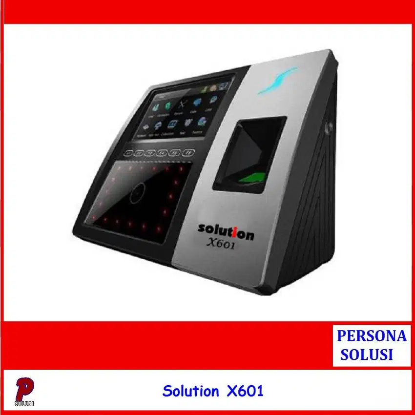 Solution X601 - Mesin Absensi Wajah - Sidik Jari - Garansi 2 Tahun