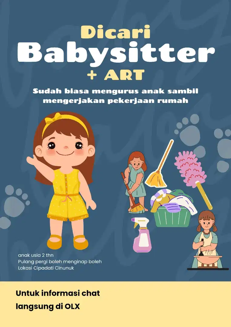 Dicari Baby Sitter ART Freelance