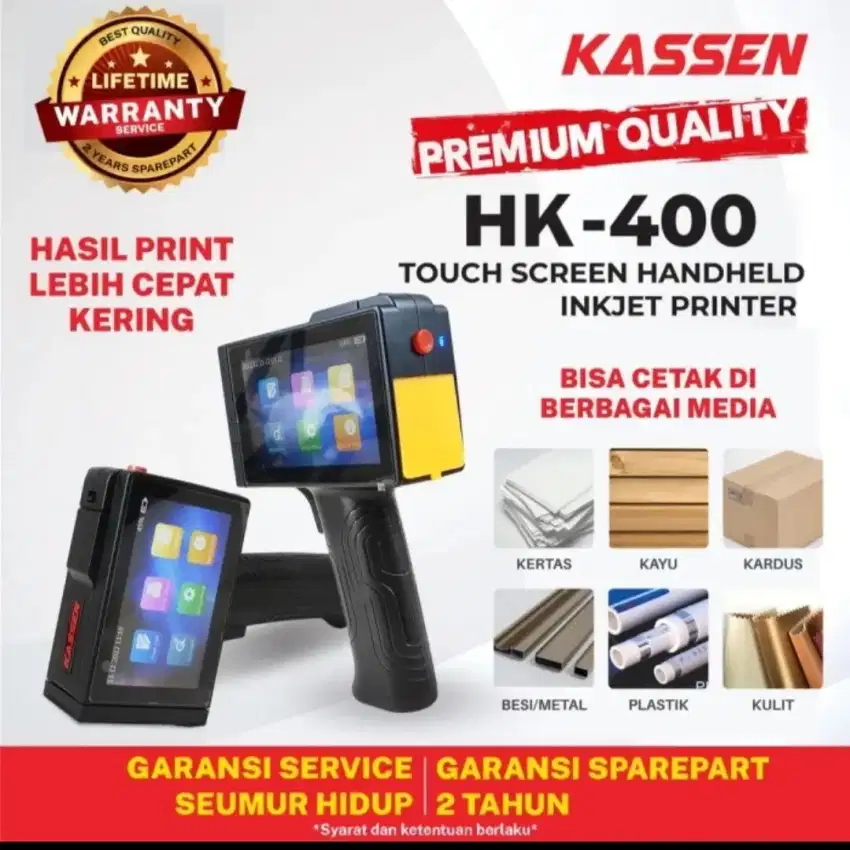 Handheld printer kassen HD4000 - HD 4000 touchscreen