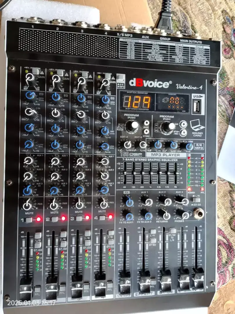 Mixer,Eq, Crossover,mic kabel