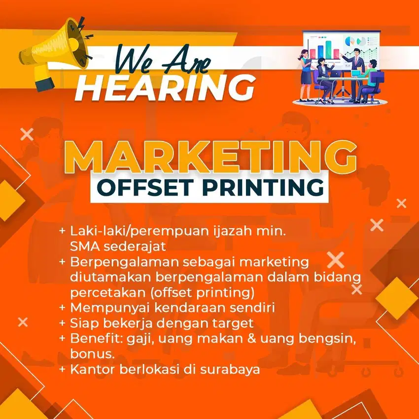 Lowongan Admin dan Marketing