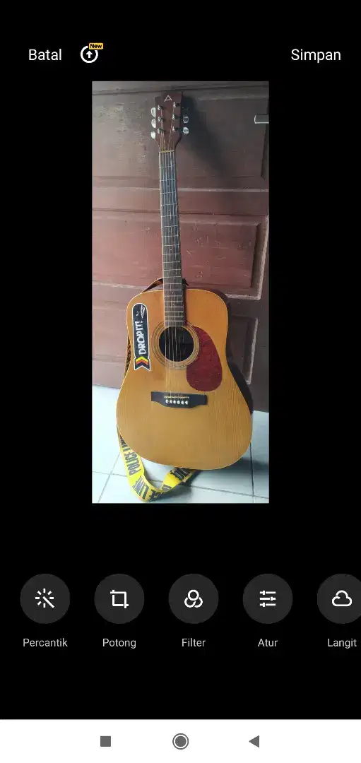 Gitar akustik elektrik ori anderson mantap siap pakai nett