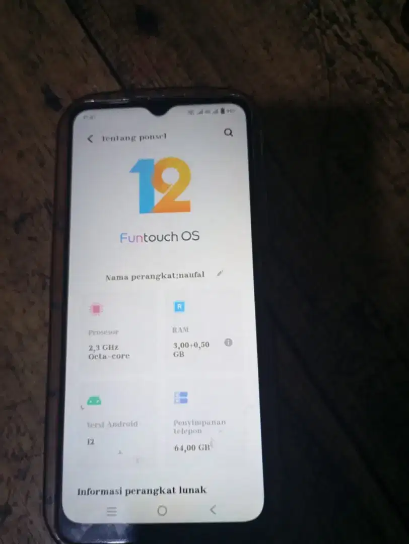 Lagi Bu, di jual hp vivo y15s