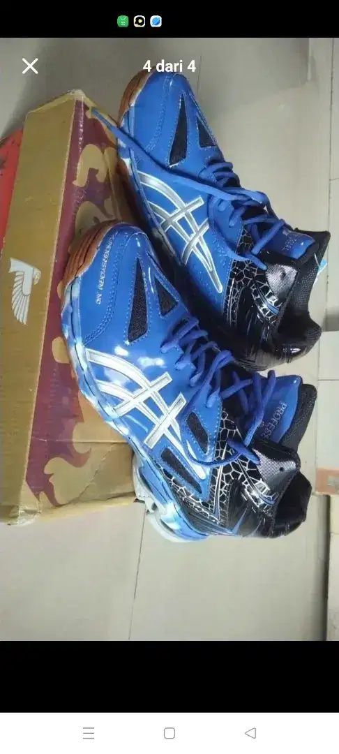 Jual sepatu voley uk 41