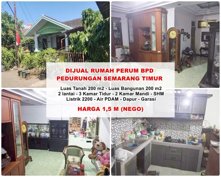 rumah di perum bpd pedurungan semarang timur