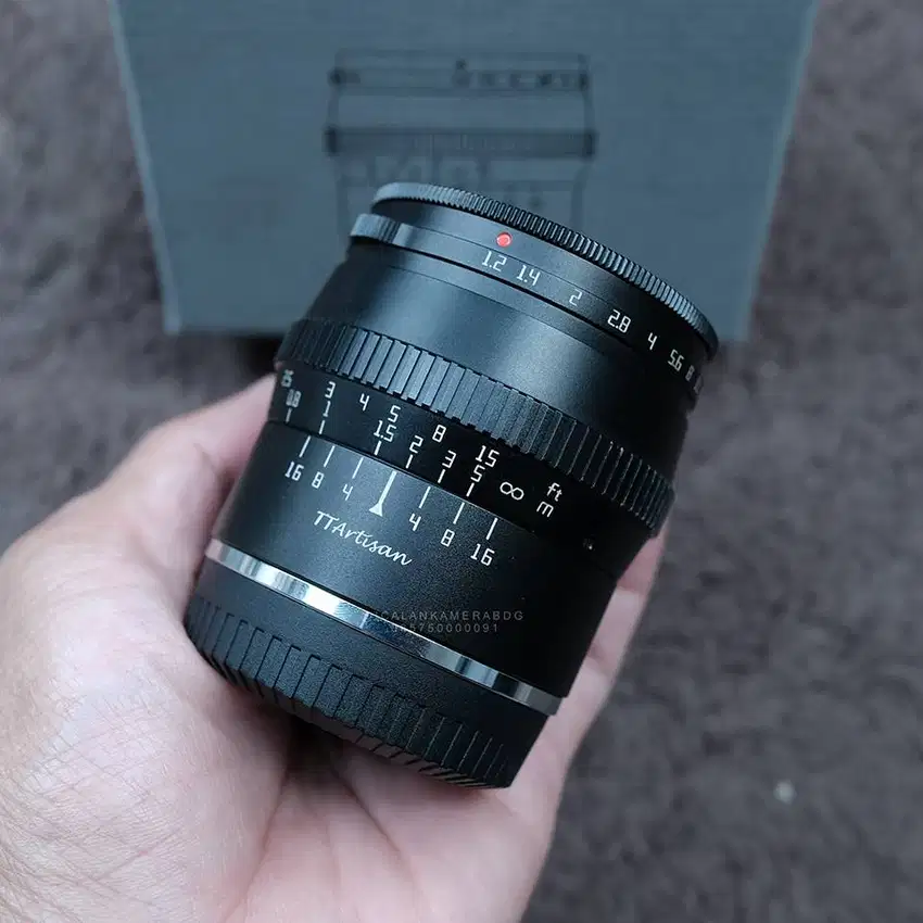 TT Artisan 50mm F1.2 For Fujifilm Mulus Fullset Fujifilm Xt20 xt30 xt2