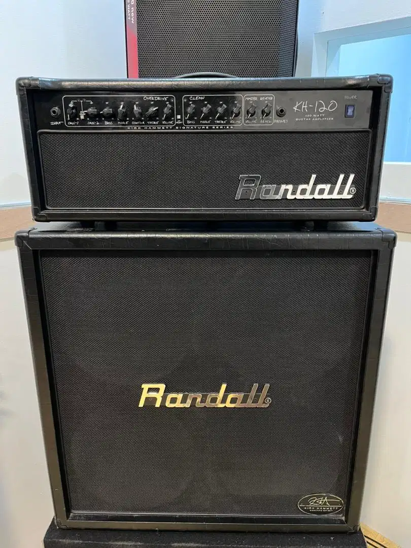 Amplifier gitar Head Cabinet Randall KH-120 watt Signature Kirk Hammet