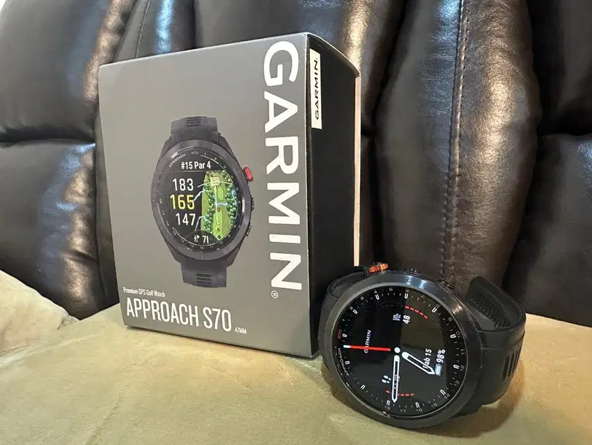 Garmin Approach S70 47mm Premium GPS Golf Watch Pemakaian 3 Bulan