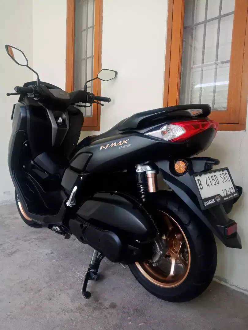 LOW KM! NEW NMAX CONNECTED KEYLESS HITAM DOFF PAJAK PANJANG KAYA BARU!