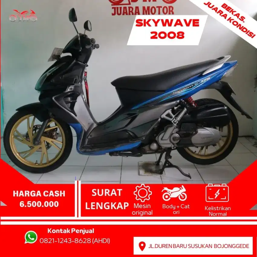 SKYWAVE 2008 SURAT LENGKAP TERMURAH