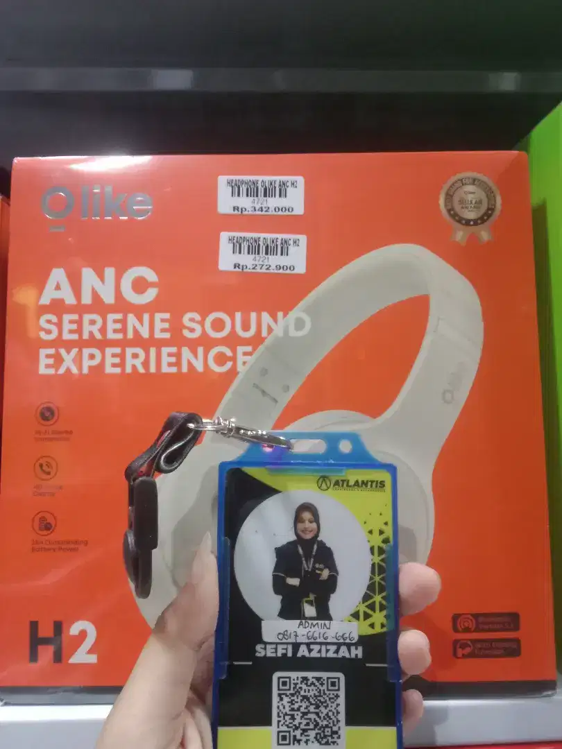 HEADPHONE OLIKE ANC H2 | ATLANTIS DAHSYAT