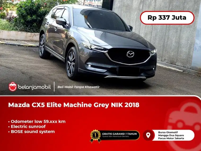 [SUNROOF] Mazda CX5 CX-5 CX 5 Elite Sunroof Machine Grey 2018/2019