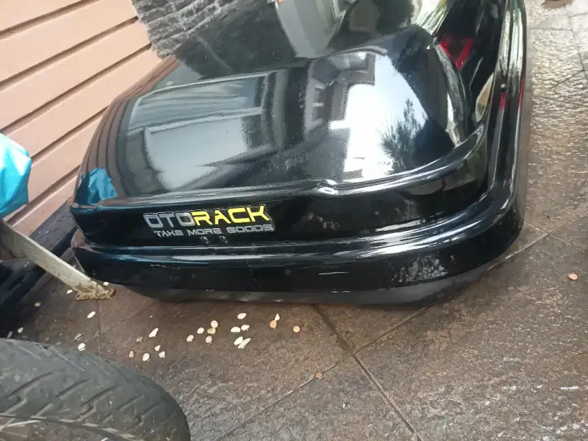 Roof box + cross bar autorack premium tour 450 L