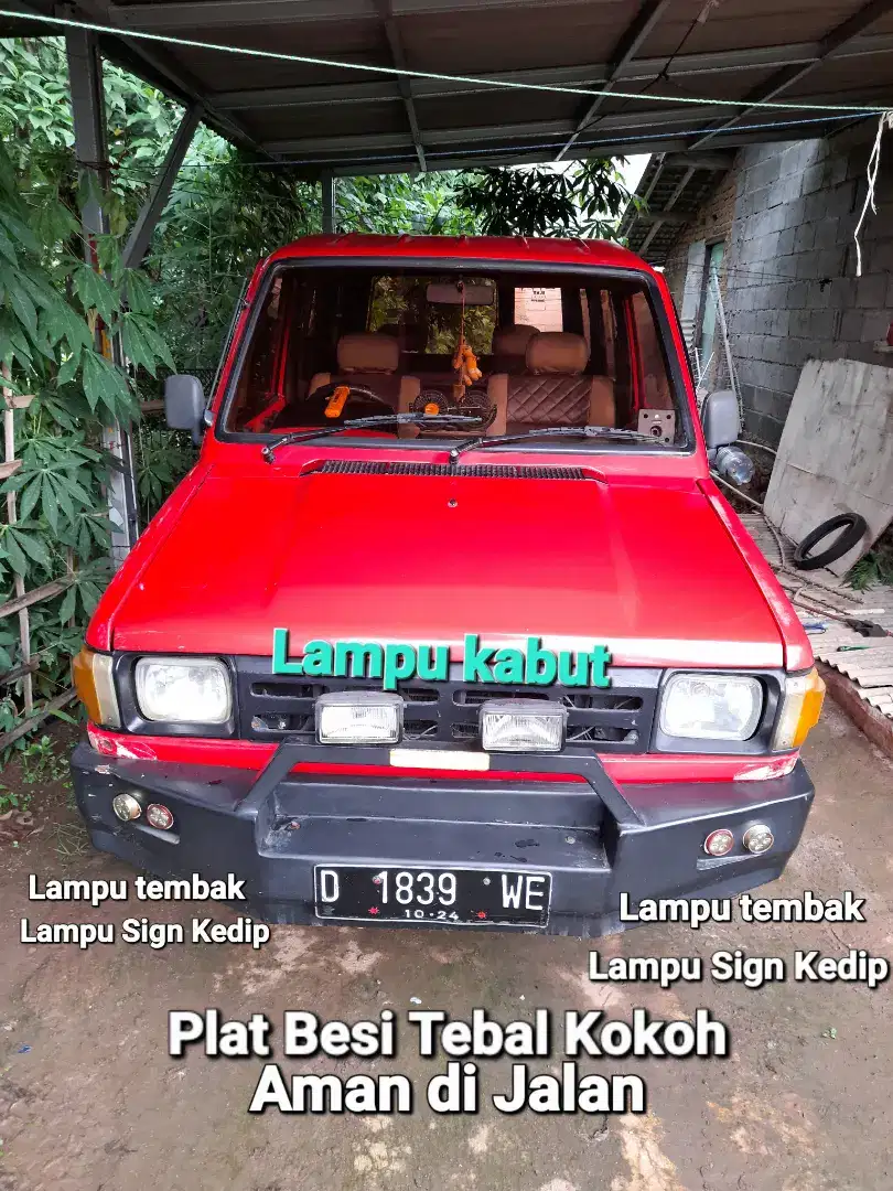 Jual Toyota Kijang Super KF 40 thn 1990 Modifikasi