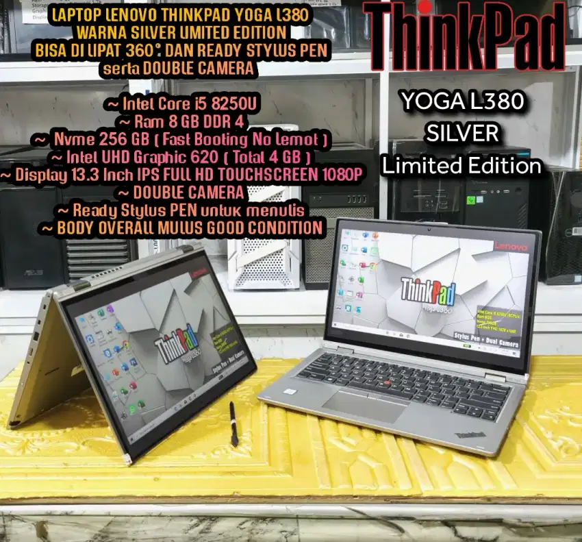 Lenovo Thinkpad Yoga Silver Limited Edition Dual Kamera + Stylus PEN