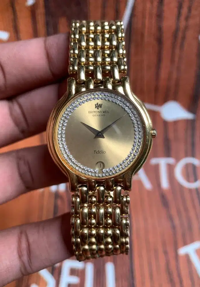 Raymond weil 4802   Electro plated 18 k