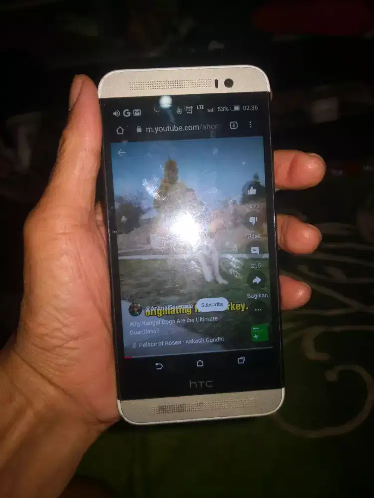 HTC one M8 masih nyala