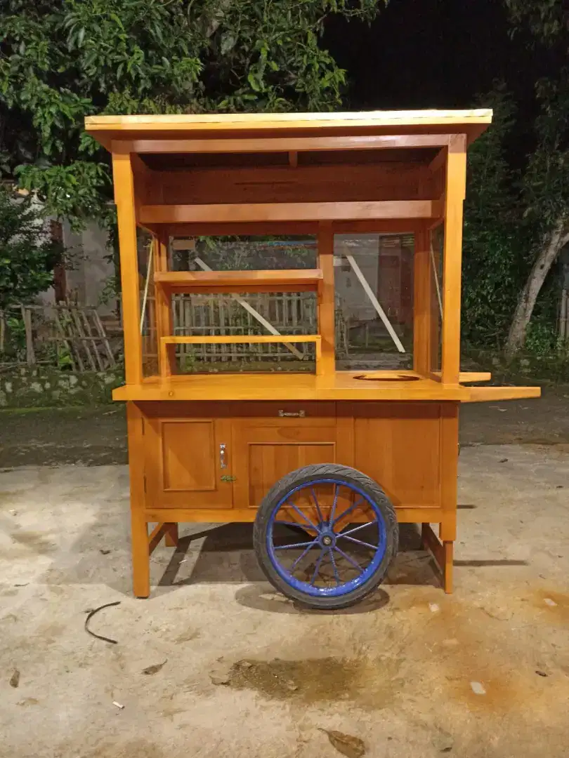 Gerobak Angkringan Bakso Mie Ayam PeceL Bubur Sate Martabak Ronde dlL