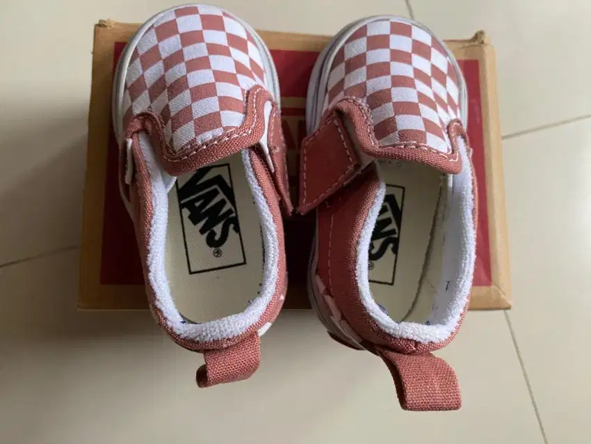 Preloved Vans Ori Slip On V - Color Theory Checkerboard (Bayi/Toddler)