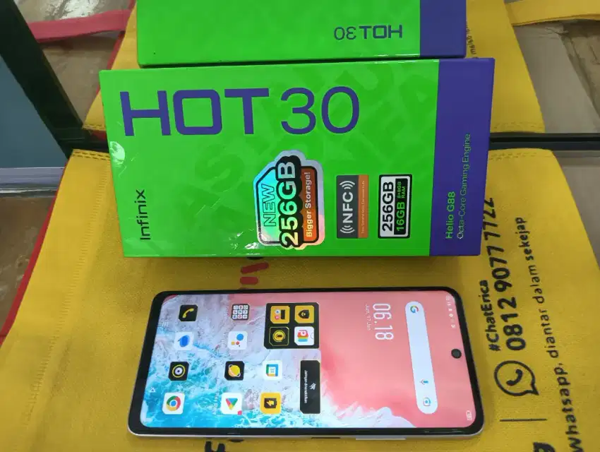 Infinix HOT 30 NFC ram 8/256 GB mulus lengkap resmi