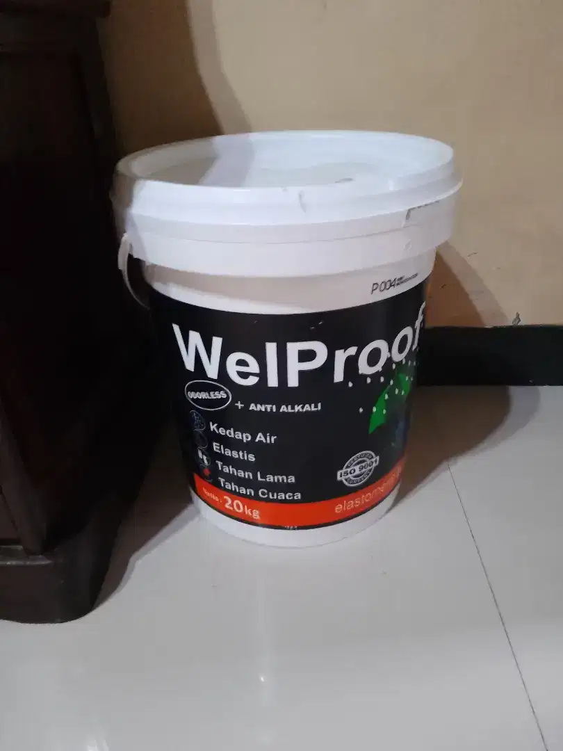 cat exterior welproof warna abu yg msh segel