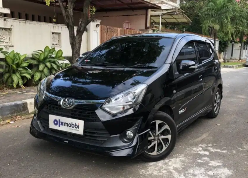 Low KM TDP 6,JT Toyota Agya 1.2 G TRD Sportivo Bensin-MT Hitam 2017