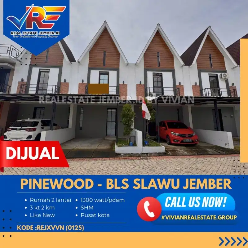 RUMAH BARU FULL RENOV DI PINEWOOD BLS JEMBER