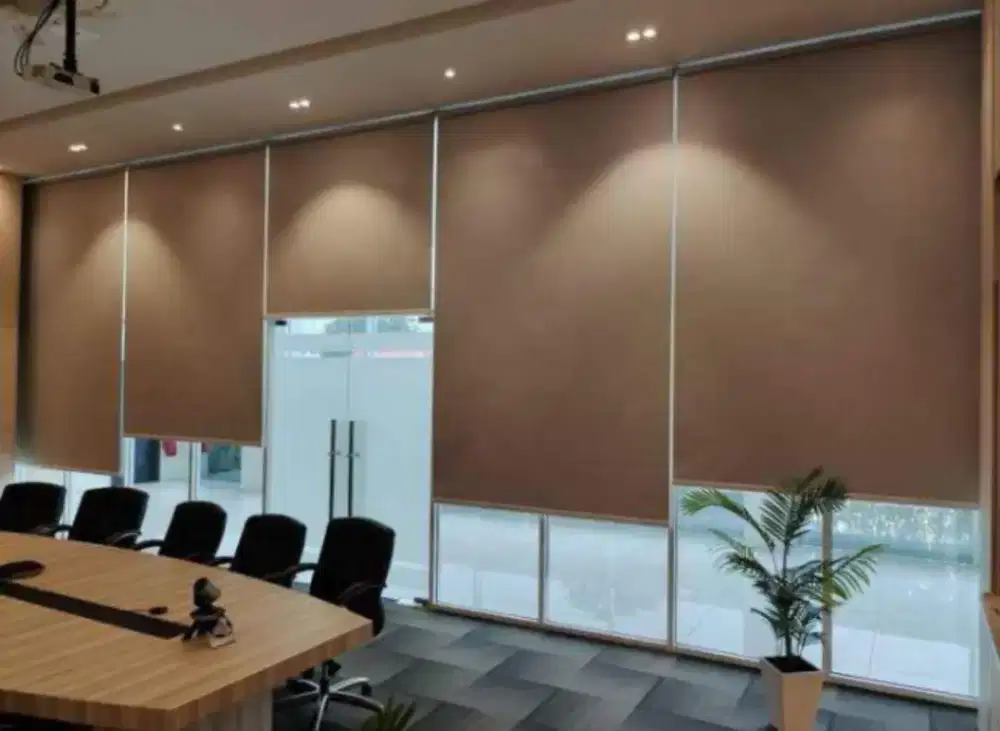 Roller blind horizontal vertikal blind gorden castem free pemasangan