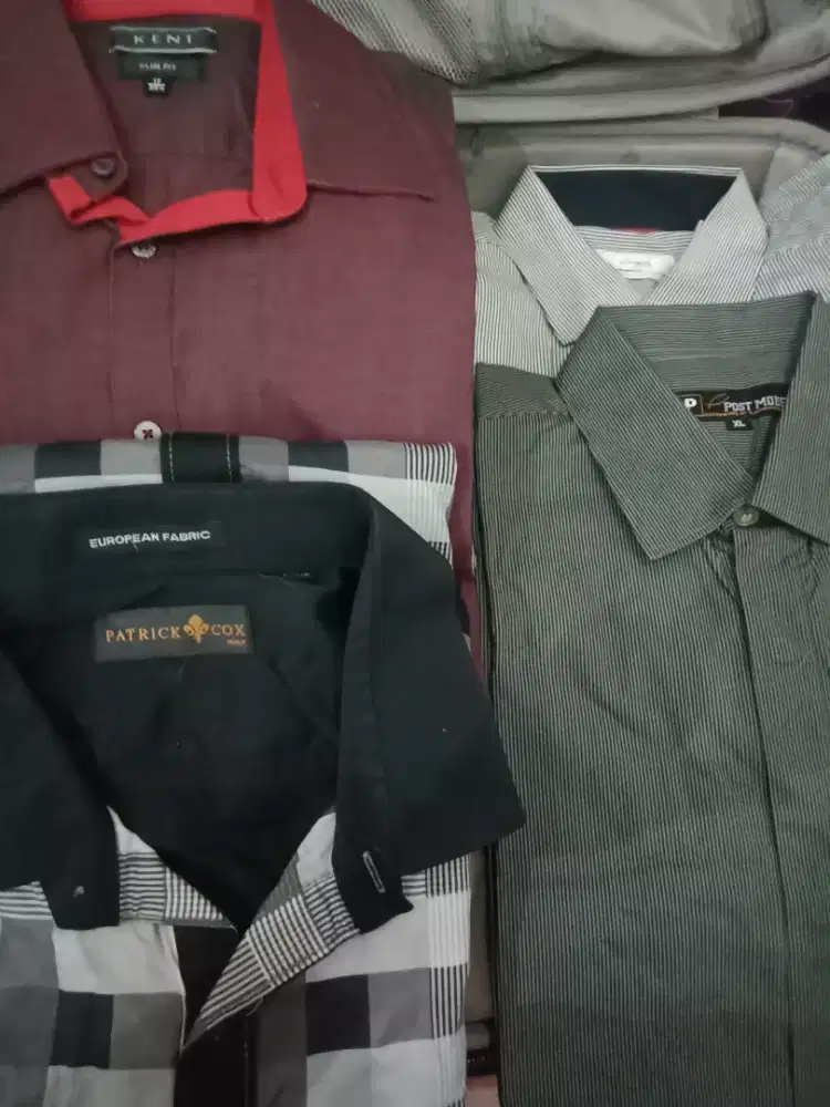 Jual Hem panjang laki2 ukuran XL ,17,branded kemeja nya,bisa di pantau