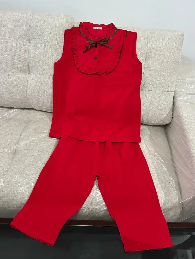 (KIDS) flh baju anak set merah Size 160 LD 44cm #CITT572 #lovecitta