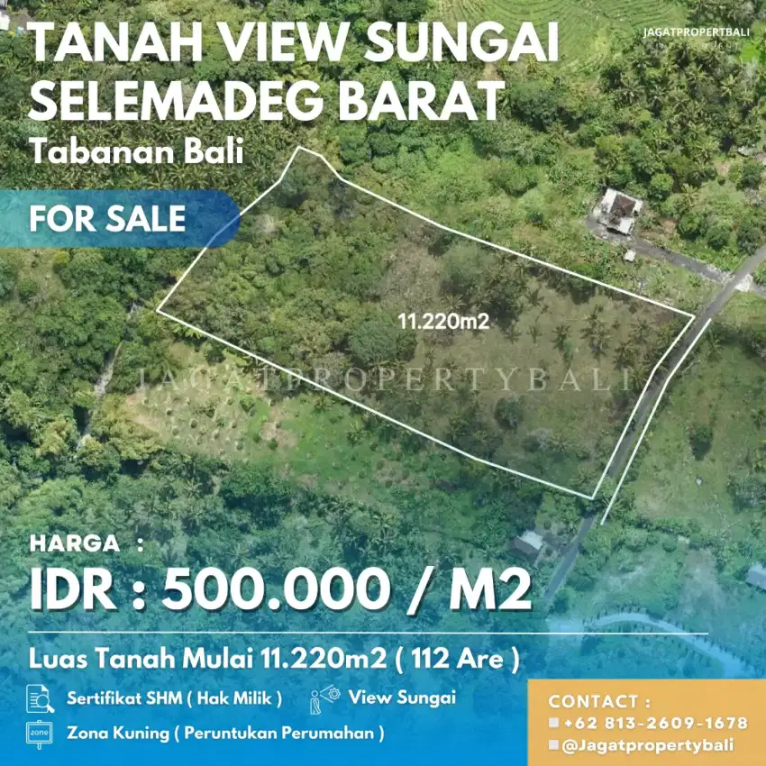 Tanah Murah! Dijual Lokasi Tabanan Bali!