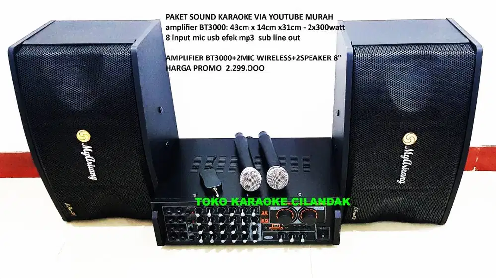 jual paket sound  8in murah
