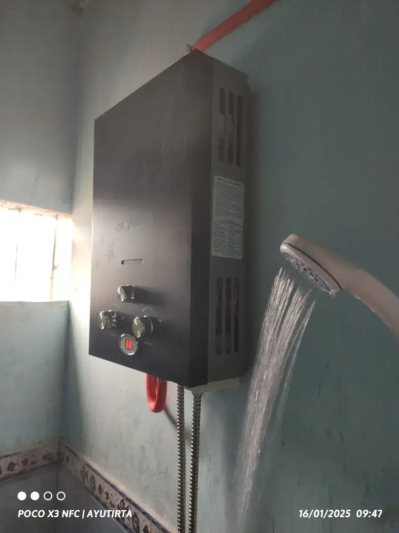 Water heater automatik tanpa listrik