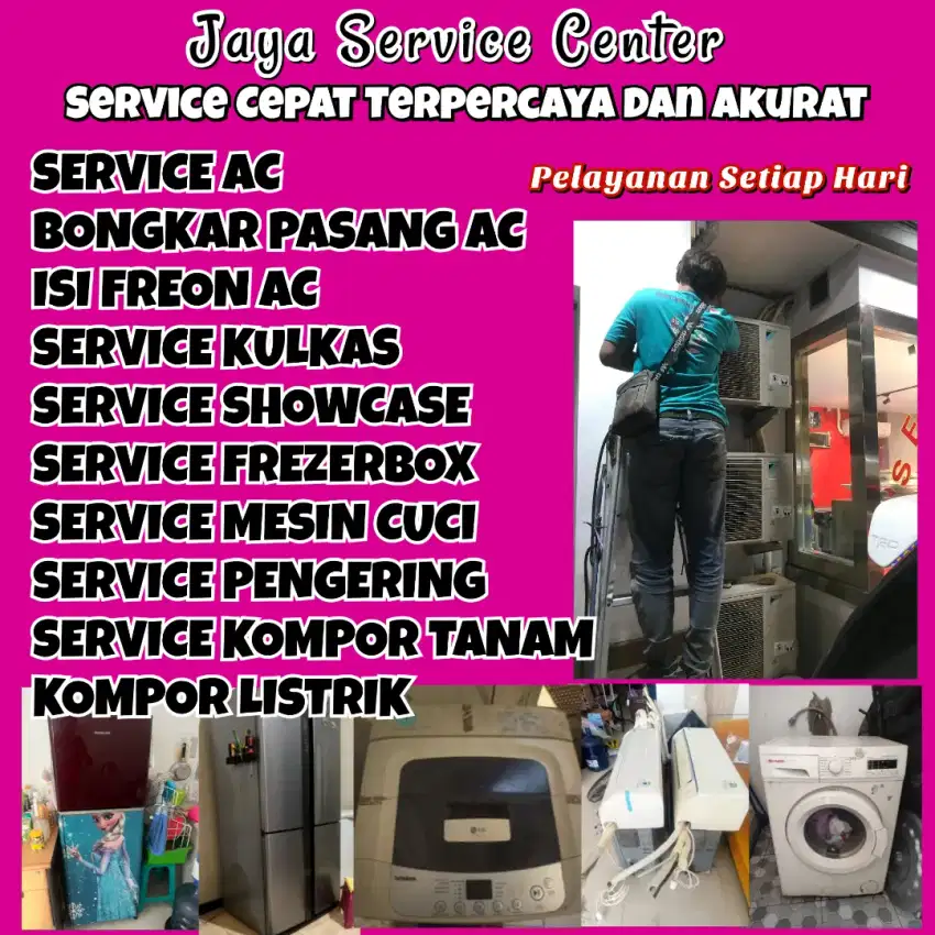 Service Kulkas Bongkar Pasang AC Servis AC Mesin Cuci Frezer Simokerto