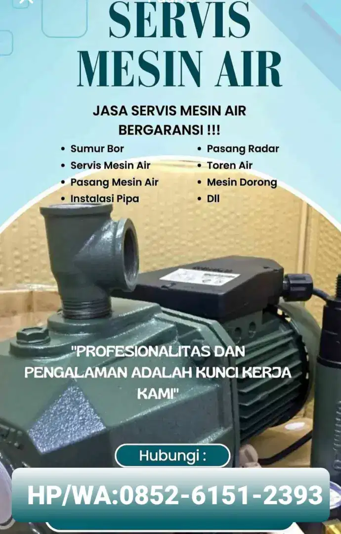 jual dan pasang POMPA air sanyo sumur bor cuci dll. medan