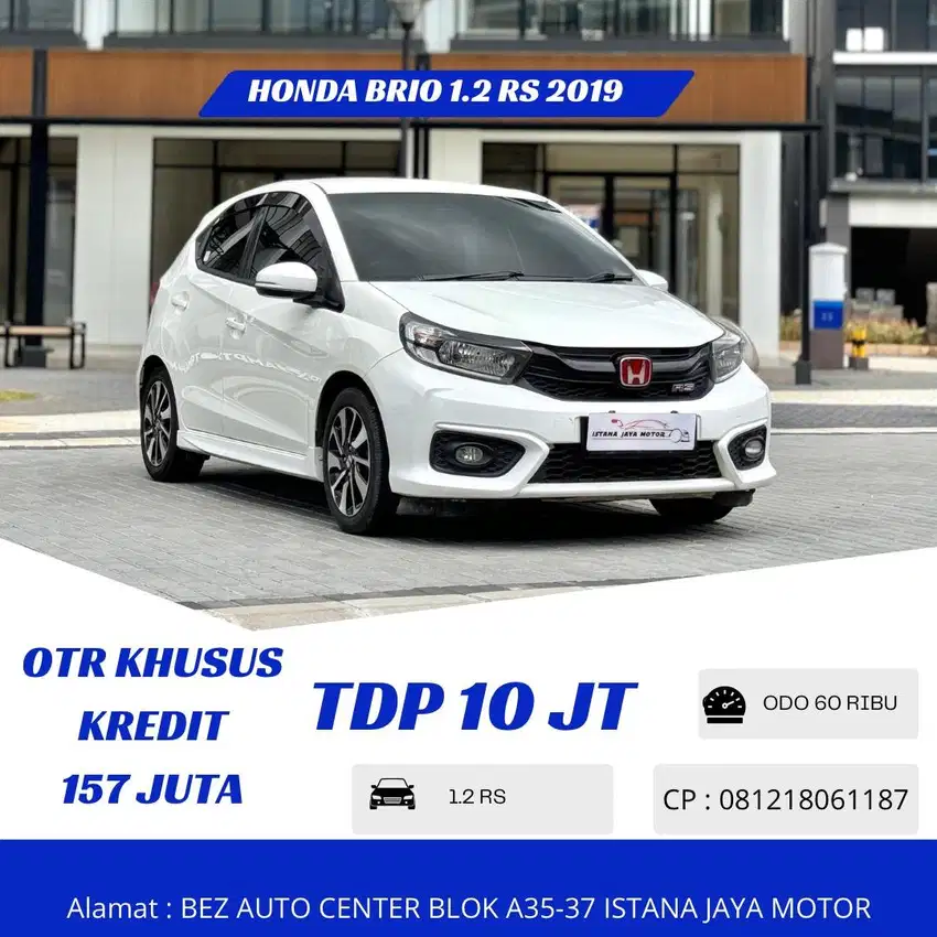 [VIP] Honda Brio 1.2 RS AT 2019 Putih