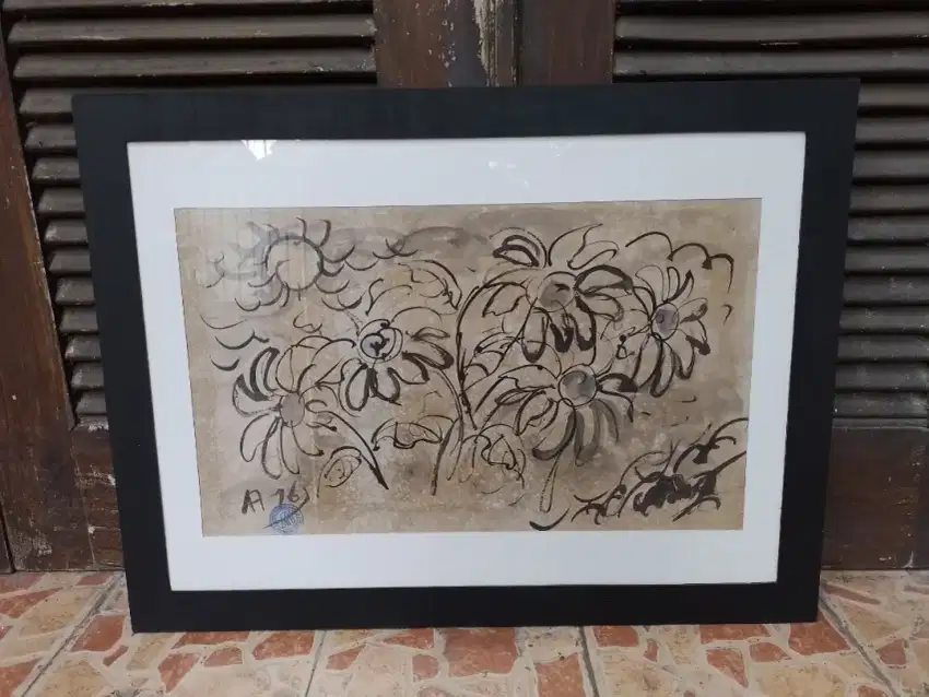 Sketsa lukisan Affandi