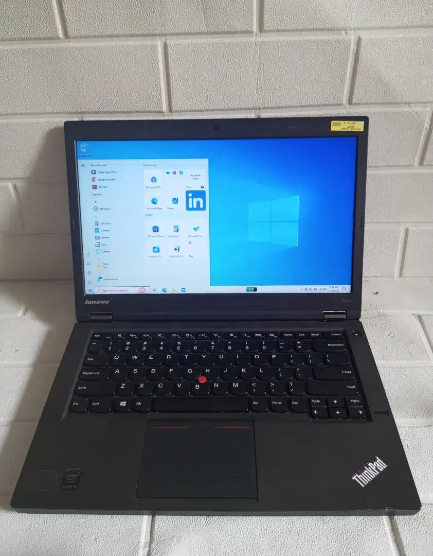 Lenovo Thinkpad T440P Core i5 - 4200  DDR 12GB SSD 256GB 14 3 Jam