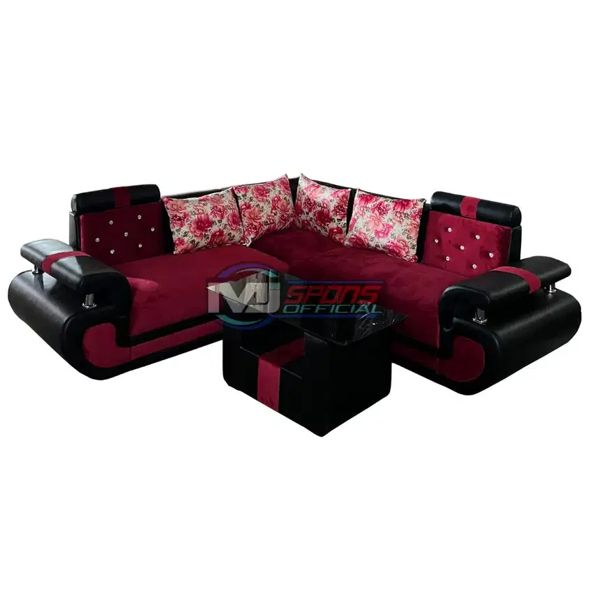 Mj Spons Sofa L Minimalis - Modern