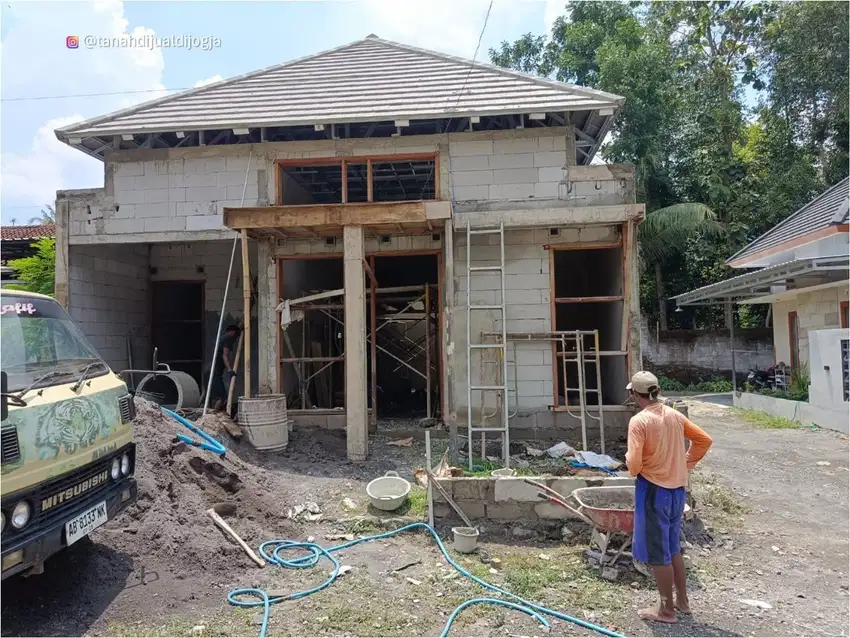 Rumah dekat Jl Wates KM 12 Dalam Cluster Sedayu Bantul Proses Bangun