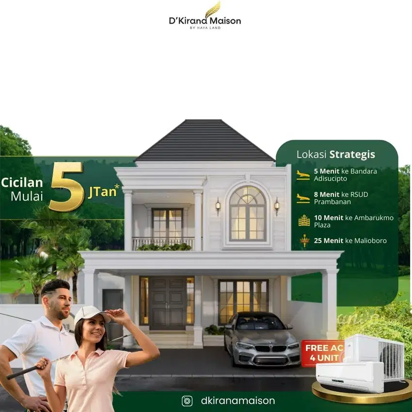 Promo Menarik Rumah 2 Lantai Dengan Kolam Renang, Free Kitchen Set!