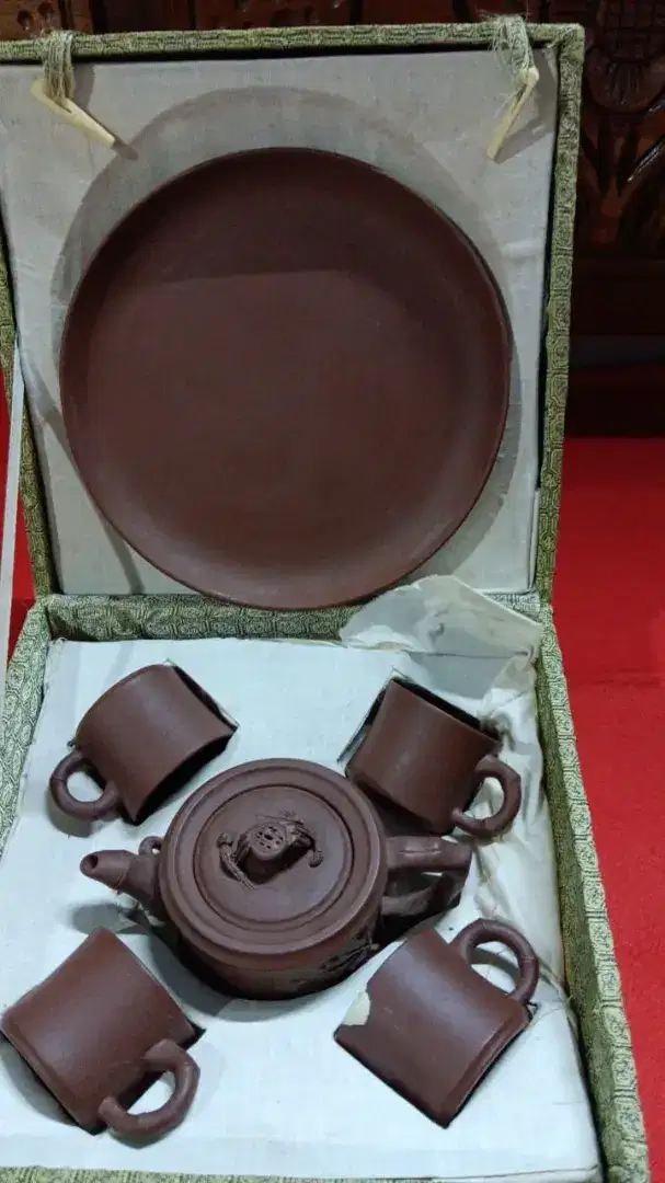 Tea set teracota